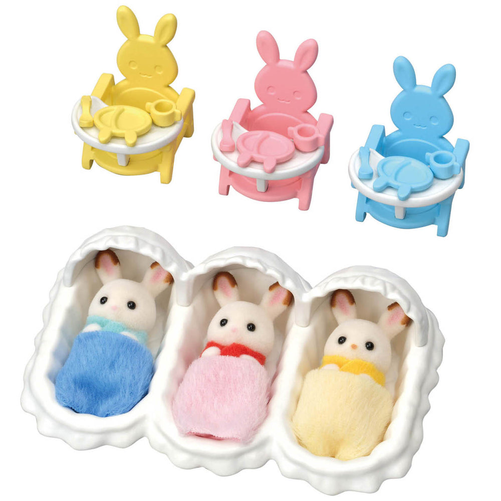 Calico Critters Triplets Care Set