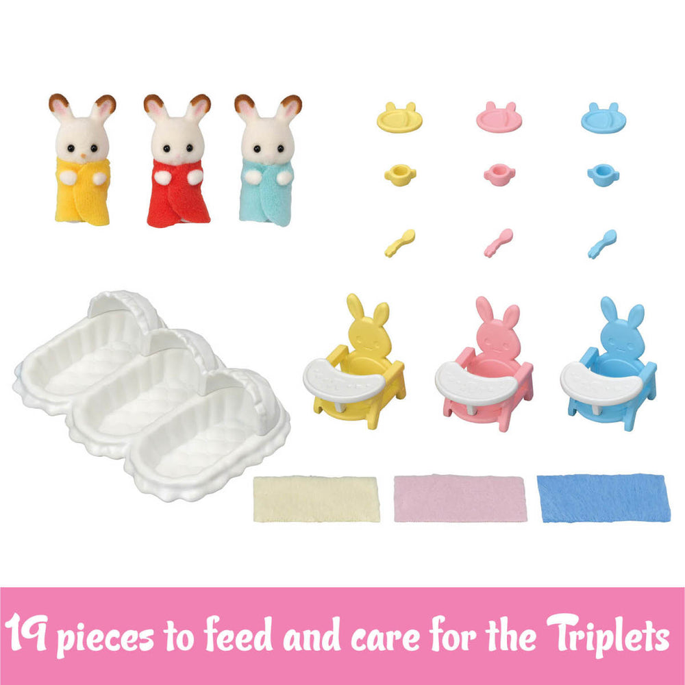 Calico Critters Triplets Care Set