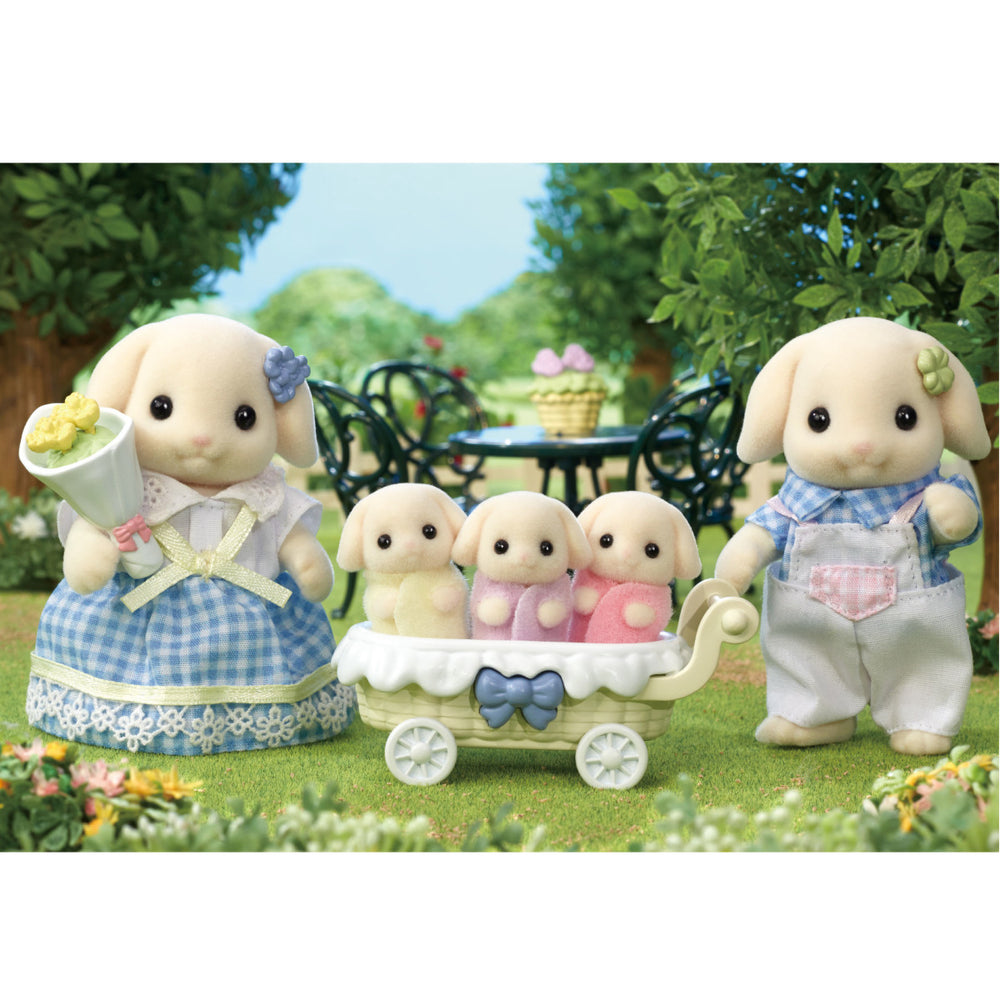 Calico Critters Flora Rabbit Family