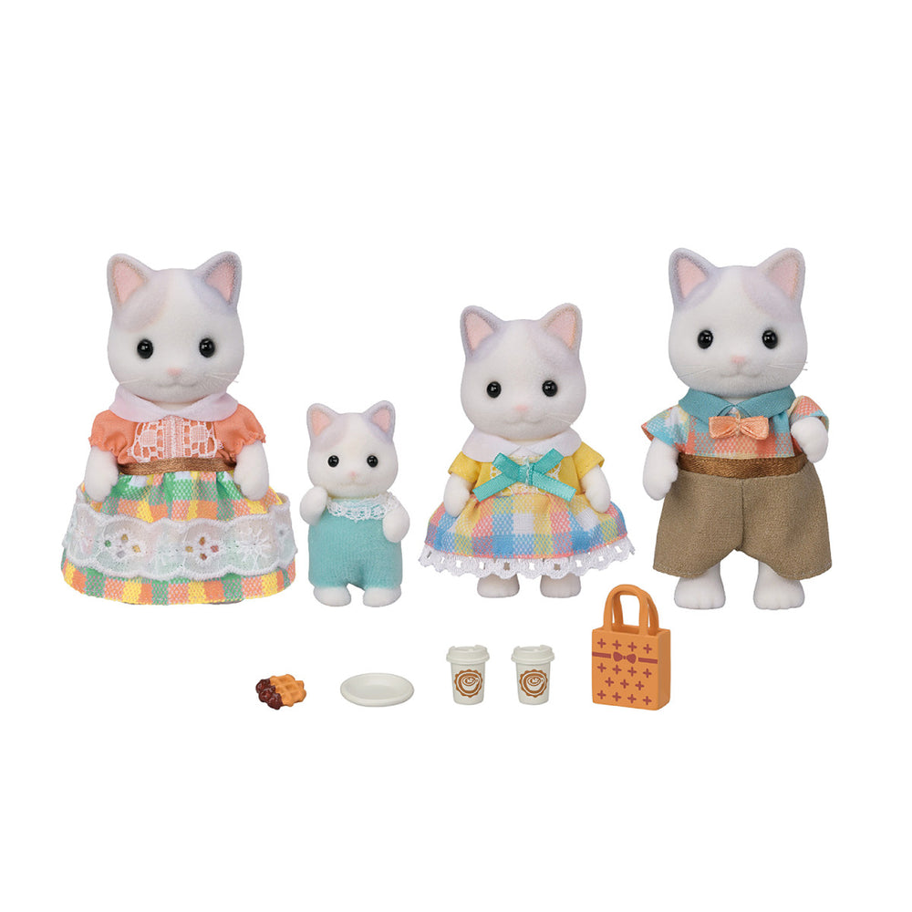 Calico Critter Latte Cat Family