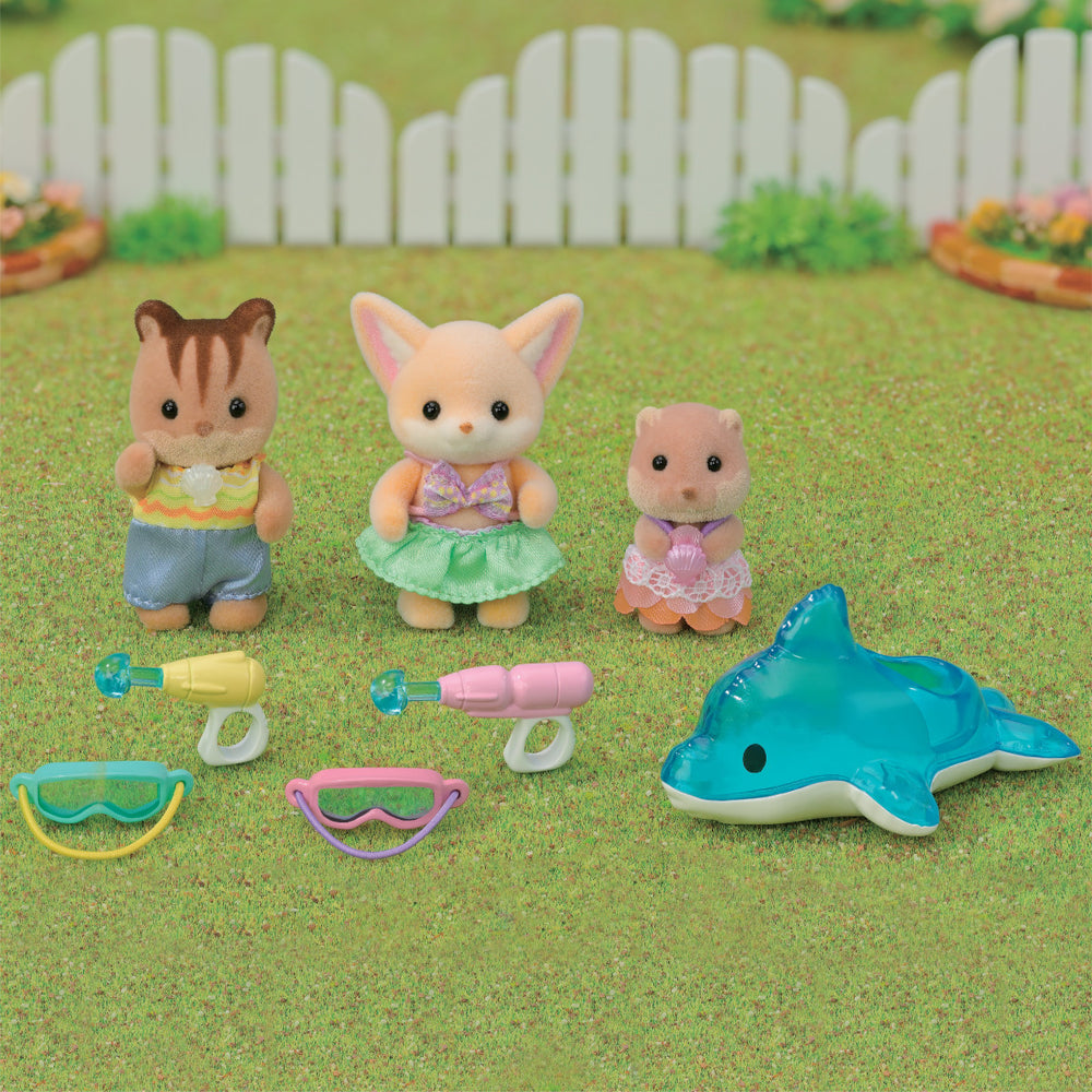 Calico Critter Nursery Friends -Pool Fun Trio