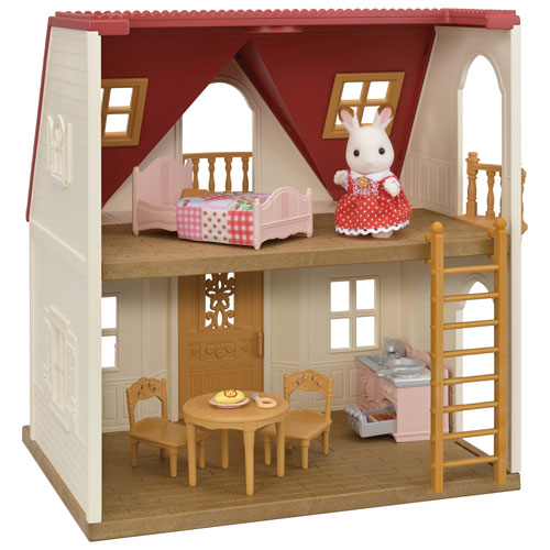 Calico Critters Red Roof Cozy Cottage Starter Home