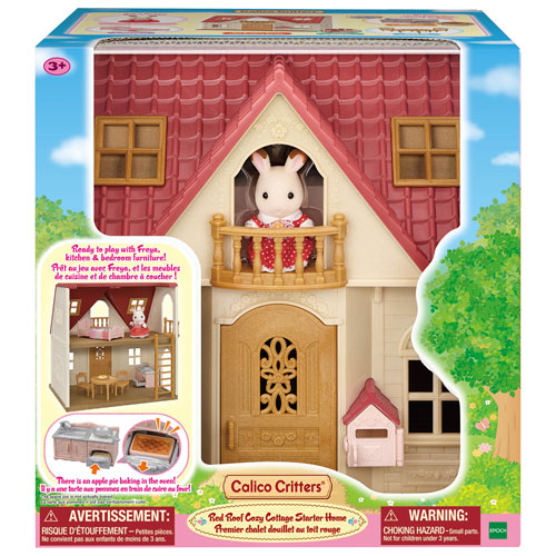 Calico Critters Red Roof Cozy Cottage Starter Home