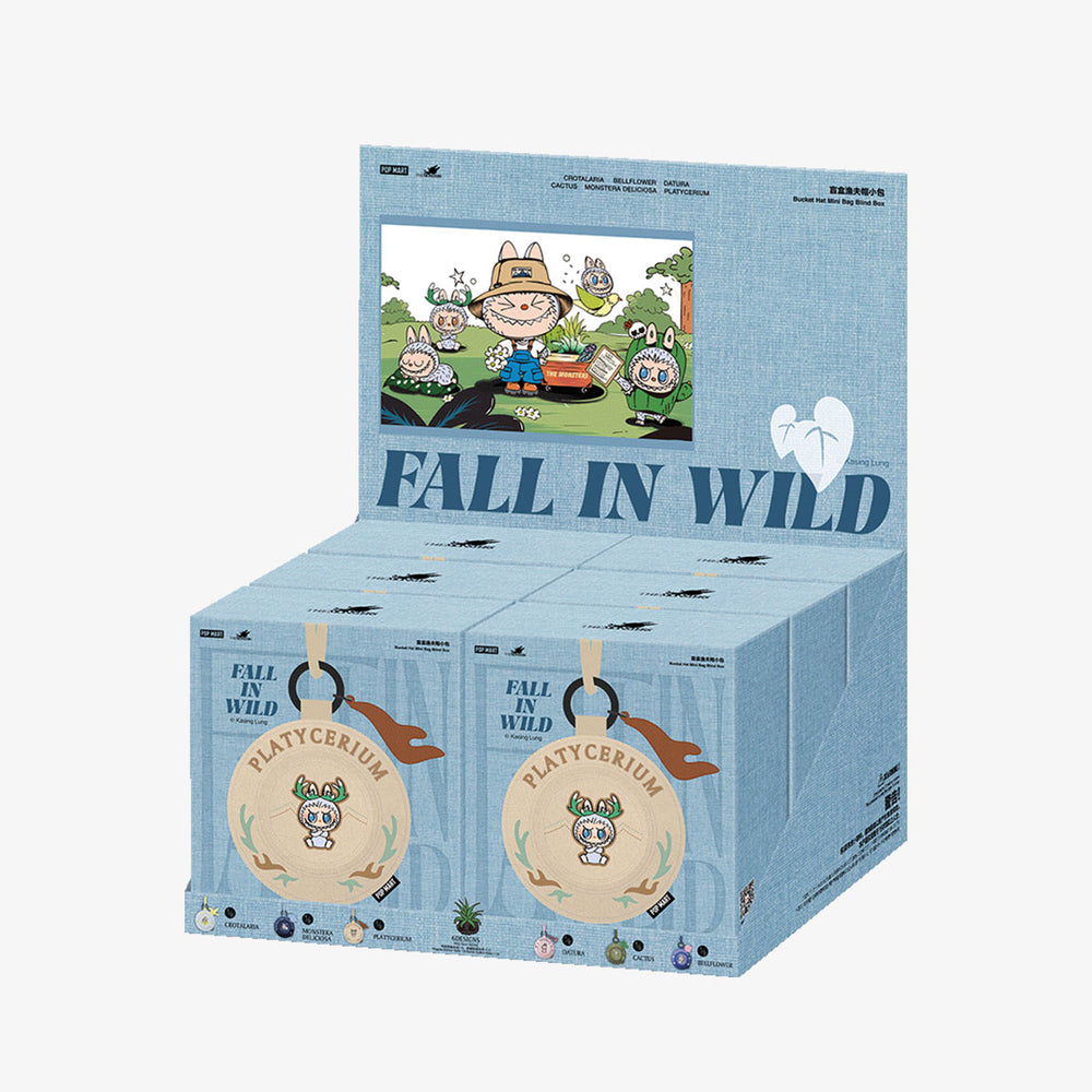 POP MART The Monsters Fall in Wild Bucket Hat Mini Bag Blind Box