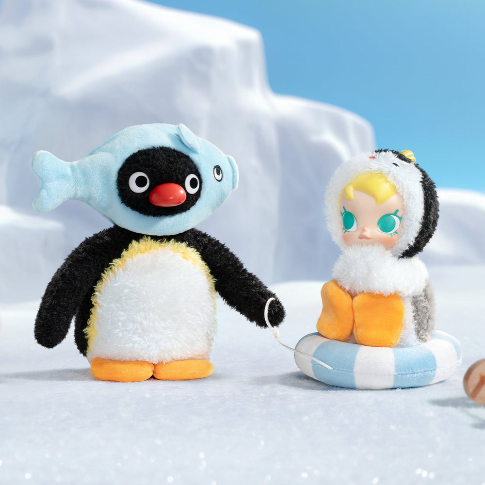 Baby Molly × Pingu Happy Fishing Series-Vinyl Plush Pendant Blind Box