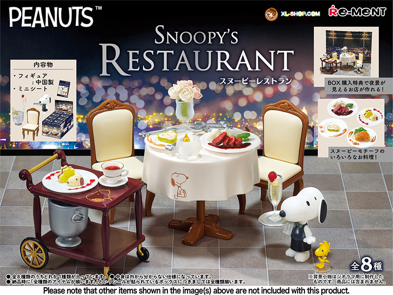 Re-ment Dollhouse - Miniature Snoopy's Restaurant