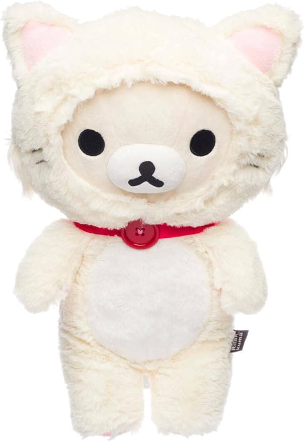 Rilakkuma Fluffy Cat Costume Koala Doll Plush