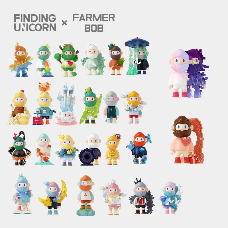 FINDING UNICORN FARMER BOB Next Generation·Pixel Universe Series Blind Box