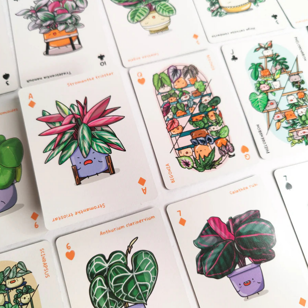 Full house of Plants Playing Cards