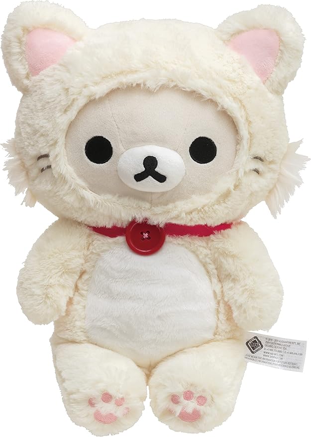 Rilakkuma Fluffy Cat Costume Koala Doll Plush