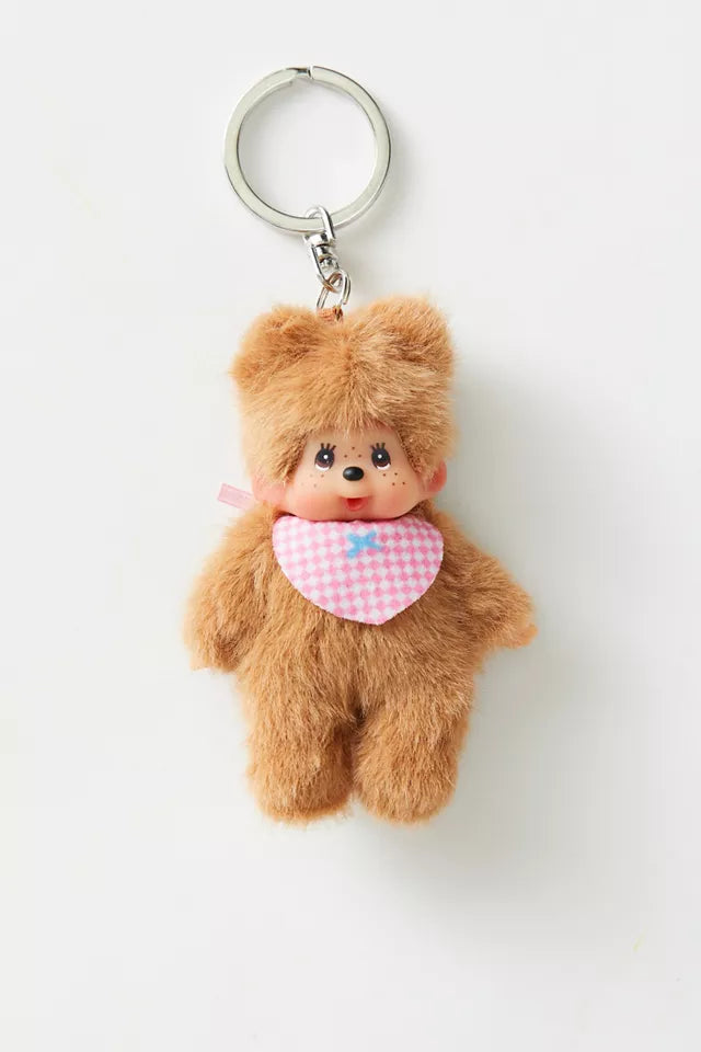 Monchhichi Bearchichi Plushie Keychain