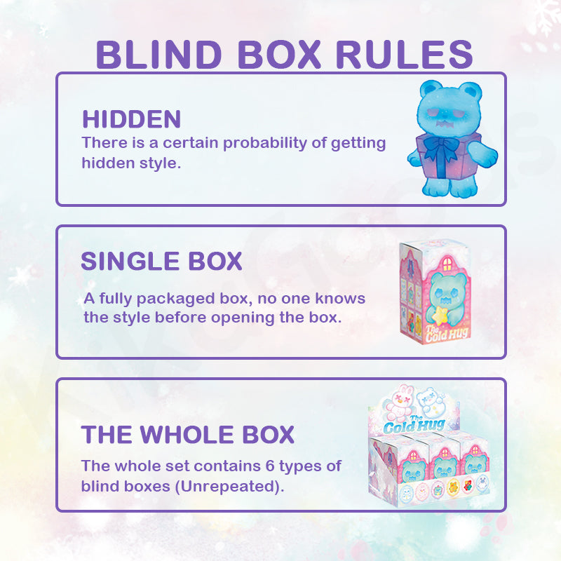 FINDING UNICORN X ShinWoo The Cold Hug Series Plush Blind Box