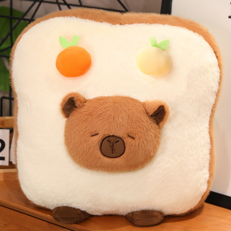 Capybara Plush Toast