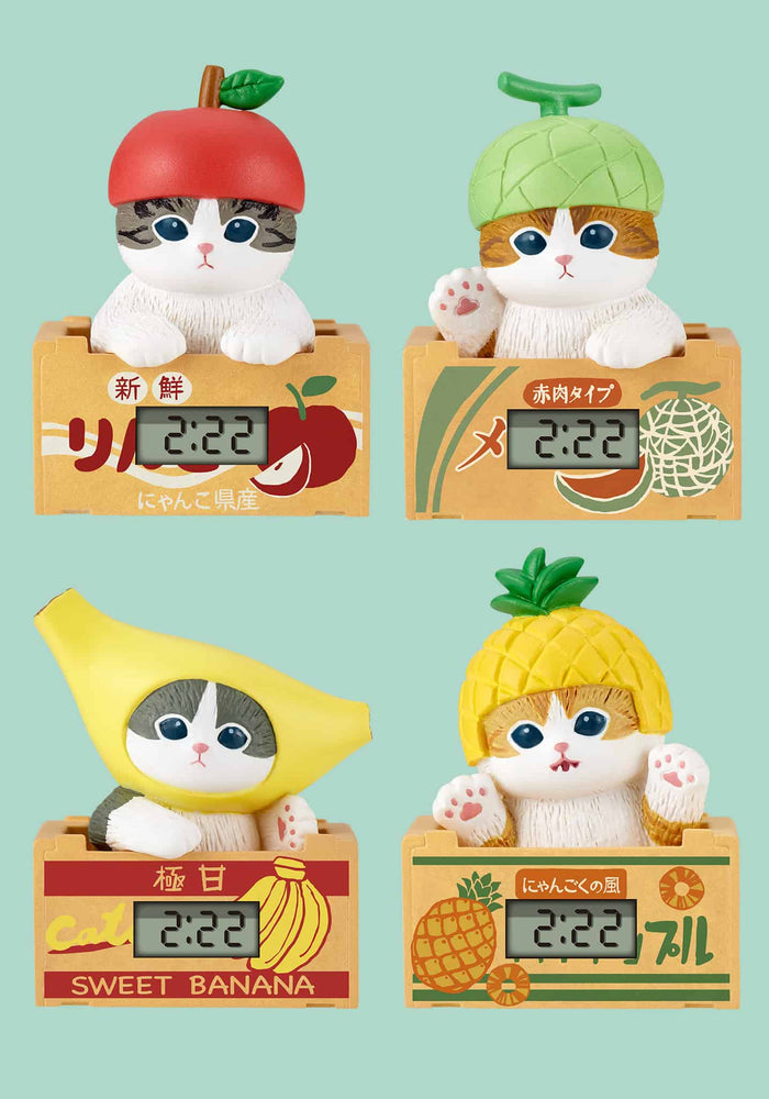 Mofusand Fruits Desk Clock Blind Box