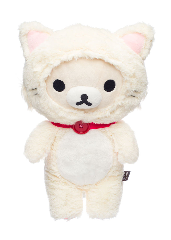 Korilakkuma San-X Original In A White Fluffy Cat Costume