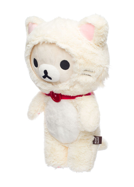 Korilakkuma San-X Original In A White Fluffy Cat Costume