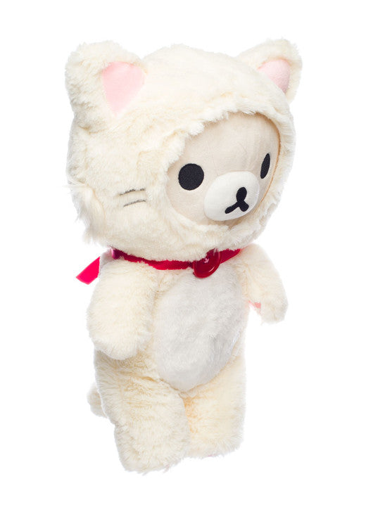 Korilakkuma San-X Original In A White Fluffy Cat Costume