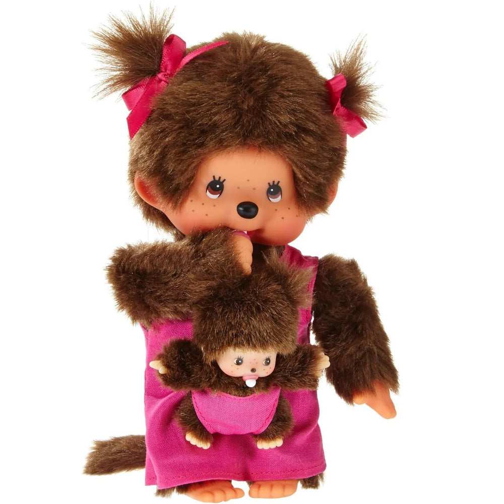 Monchhichi Mutter mit Kind 20cm