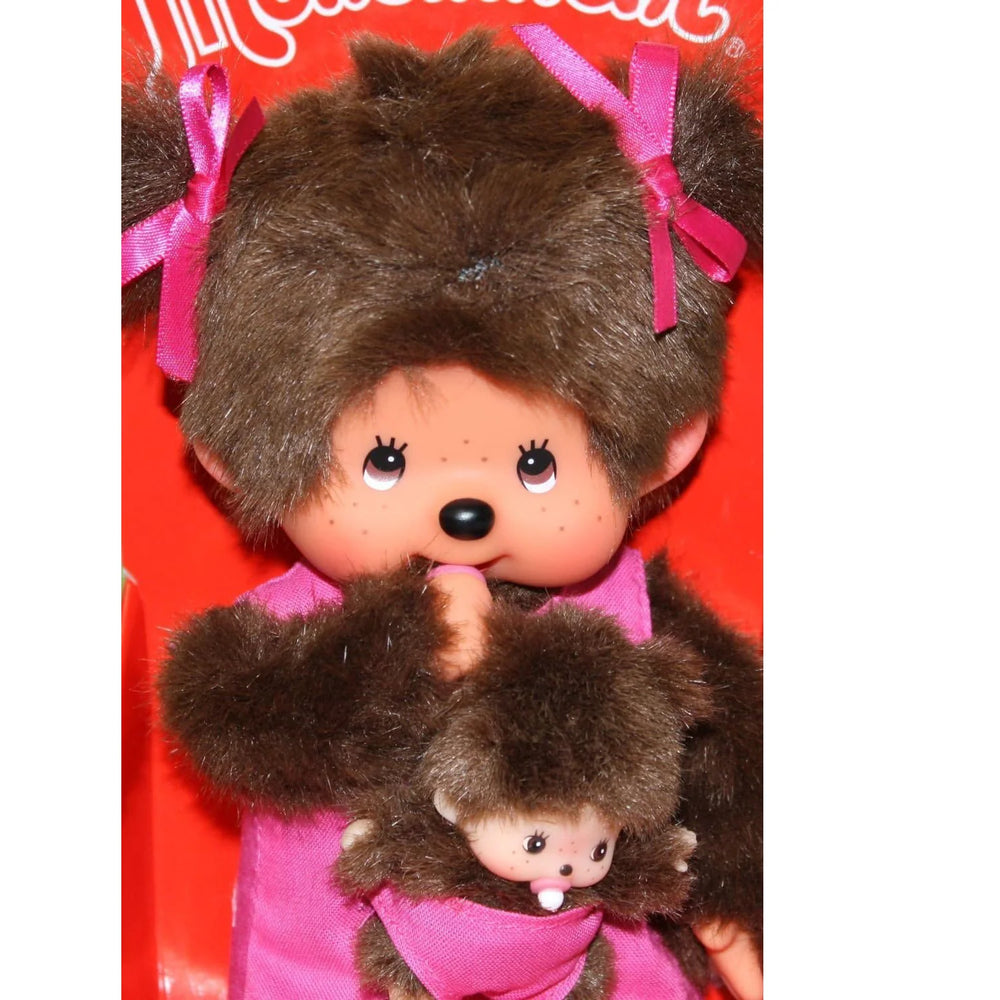 Monchhichi Mutter mit Kind 20cm