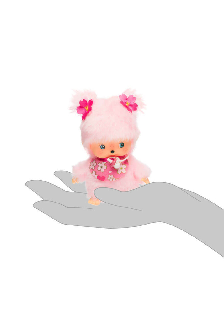 Monchhichi Classic Bebichhichi Sakura Cherry Blossom