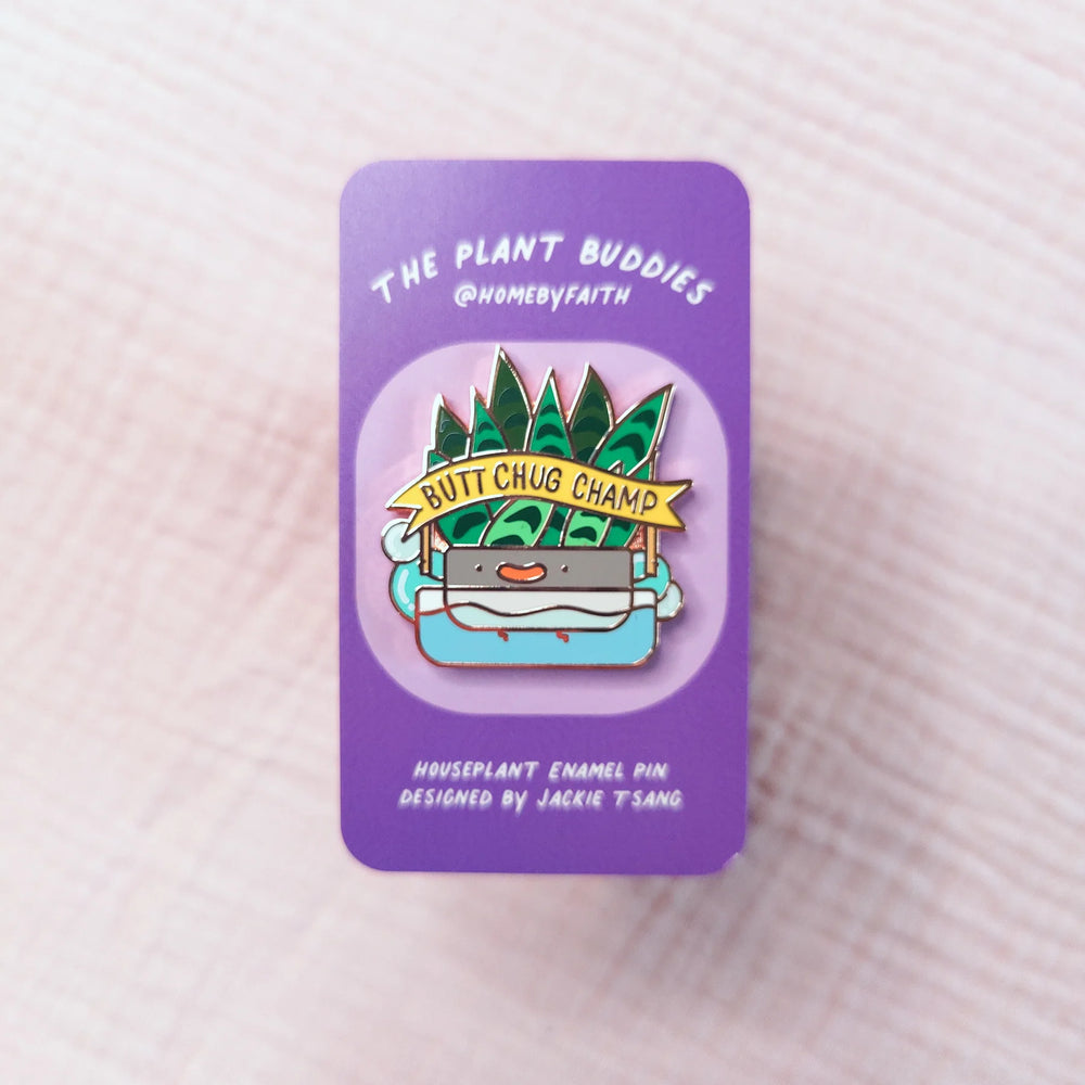 Butt Chug Champ Hard Enamel Pin