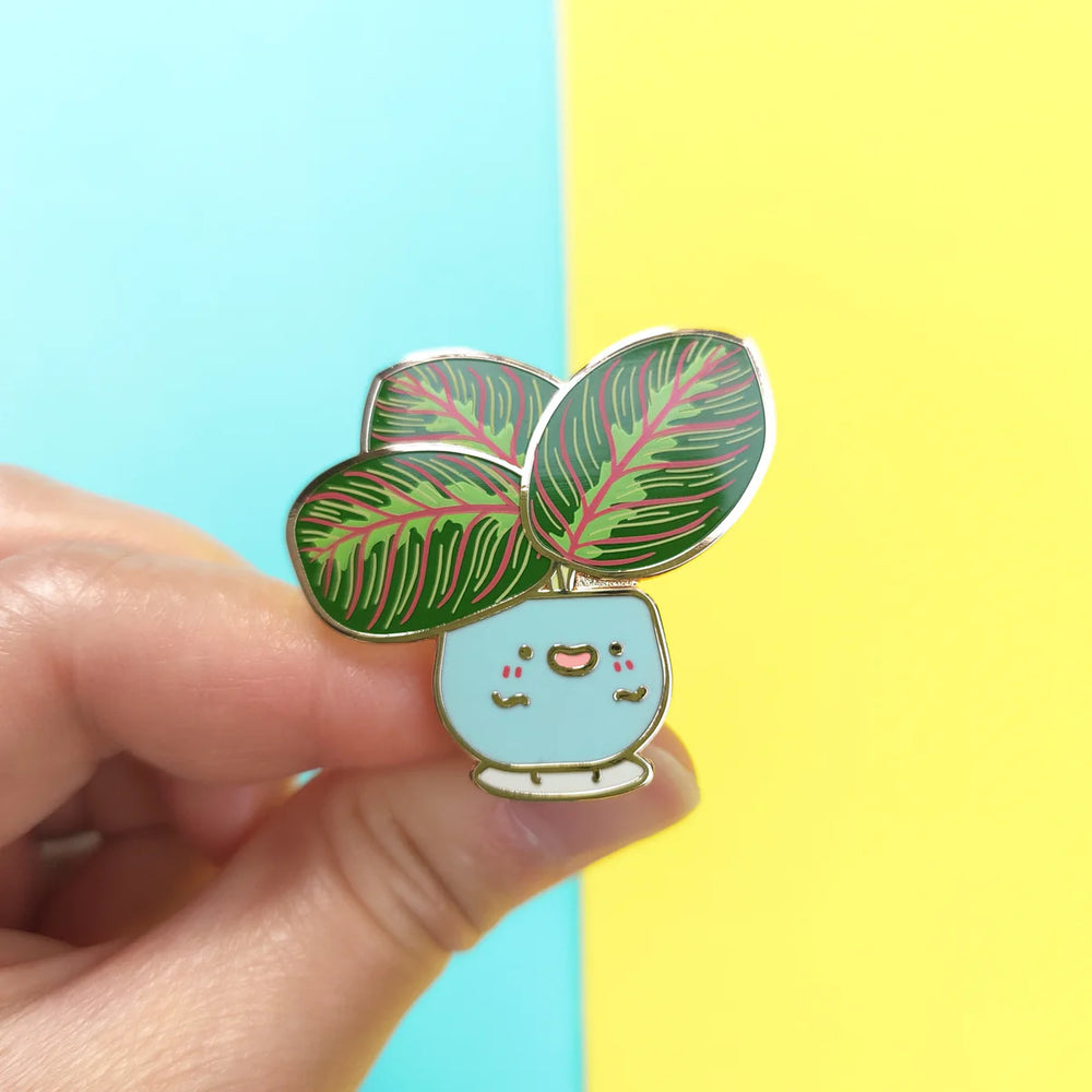 Prayer Plant Hard Enamel Pin