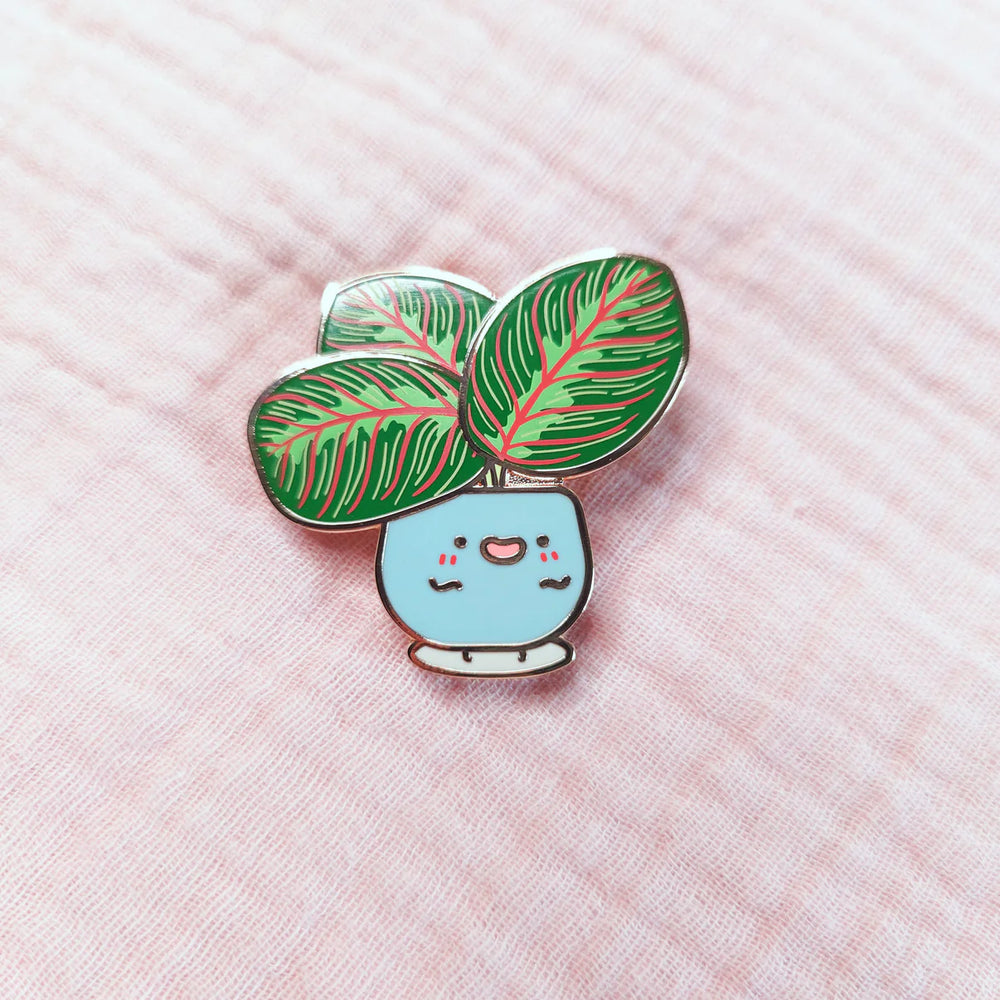 Prayer Plant Hard Enamel Pin