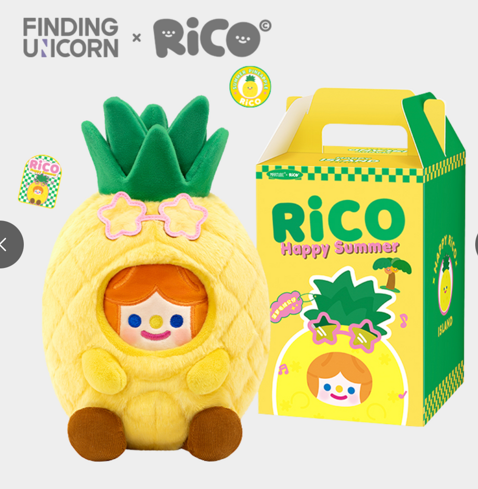 FINDING UNICORN RiCO Pineapple Plush Doll