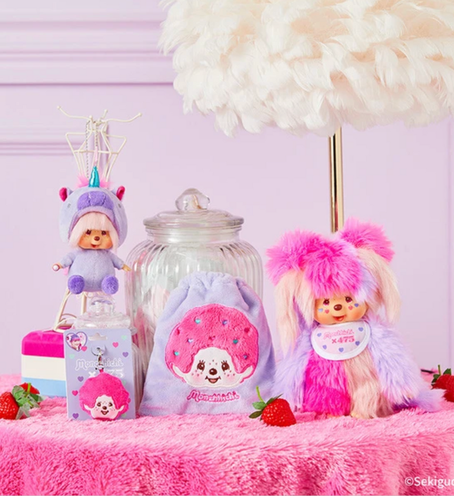 Monchhichi Unicorn Keychain