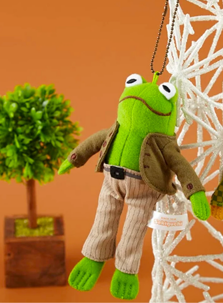 Sekiguchi Frog-kun Keychain Plush