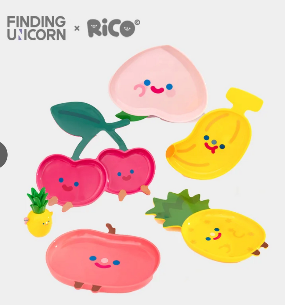 Finding Unicorn RiCO Fruit Series Multifunction Special-Shaped Plate Blind Box