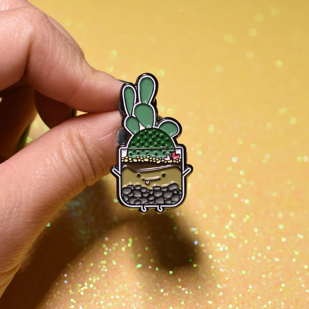 Terrarium Cacti Soft Enamel Pin