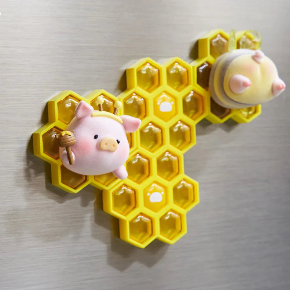 LuLu The Piggy Farmer 3D Magnet