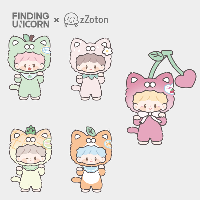 FINDING UNICORN - zZoton My Little Cat Fruit Party Series Blind Box