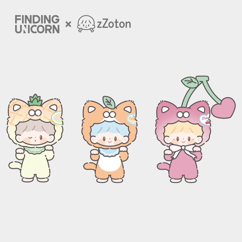 FINDING UNICORN - zZoton My Little Cat Fruit Party Series Blind Box