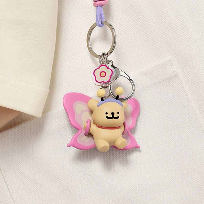 Maltese Dog Keychain