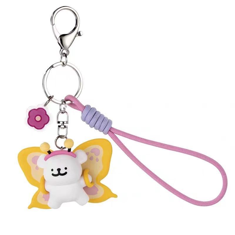 Maltese Dog Keychain