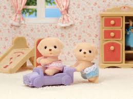 Calico Critters Yellow Labrador Twins