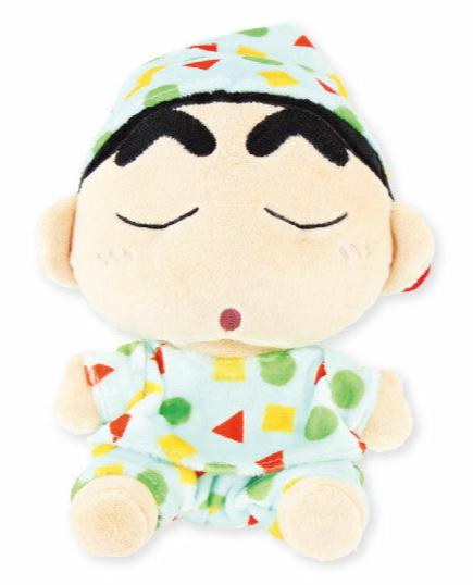 Japan Crayon Shin-chan Sitting Plush Toy - Good Night Pajama