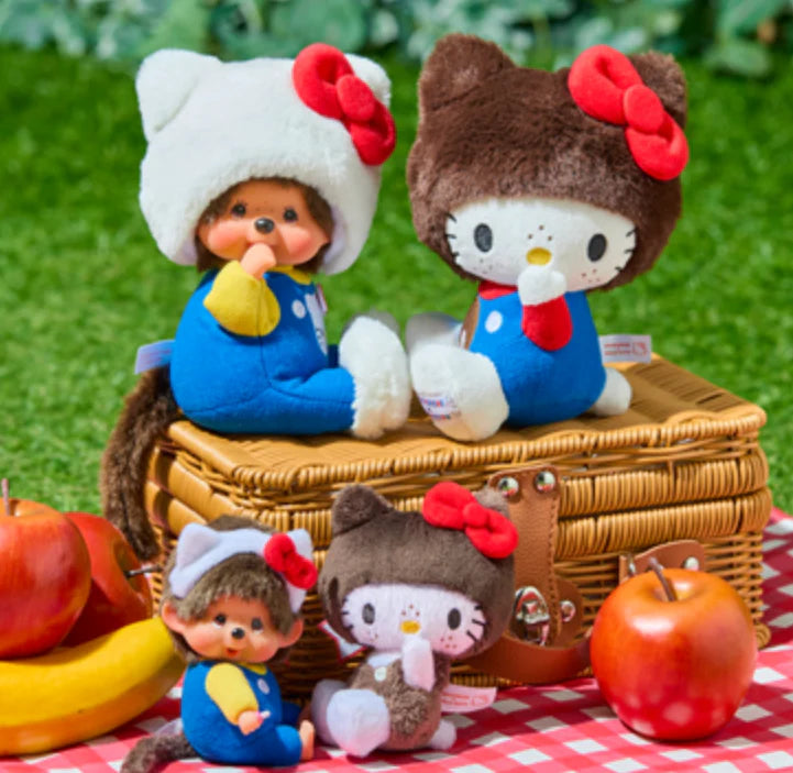 Limited Edition Monchhichi x Hello Kitty Collab Sekiguchi