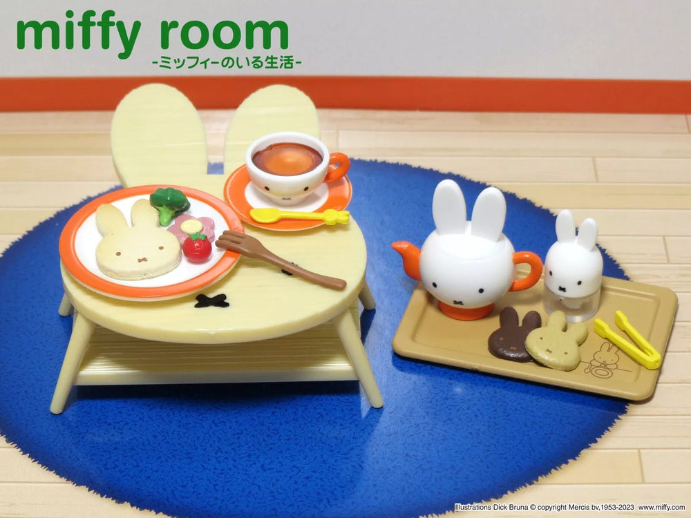 Re-Ment Miniatures Rabbit Miffy Room Dollhouse Furniture Set